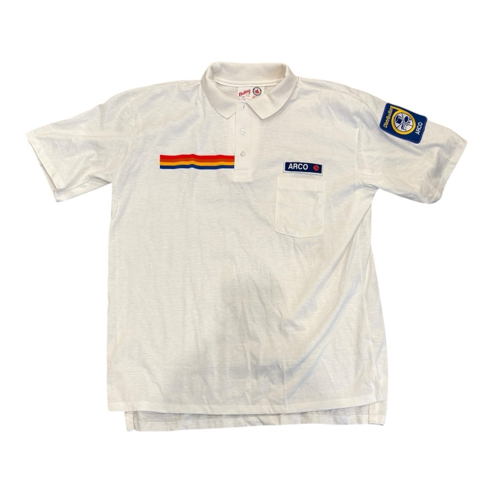 Vintage Single Stitch Arco Polo Shirt Made In USA XL